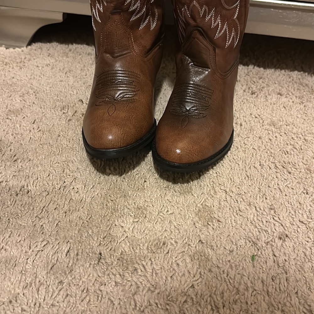 Western Cowboy Boots Mid Calf Cowgirl Size 42 / US 10 - Picture 2 of 8